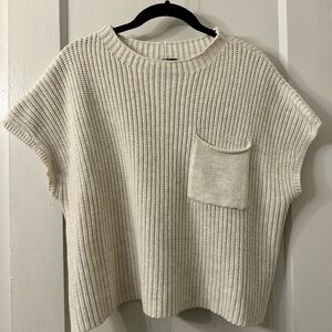 Cream Knit Women's Sweater